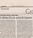 L'ultima Eva in cerca di risposte.